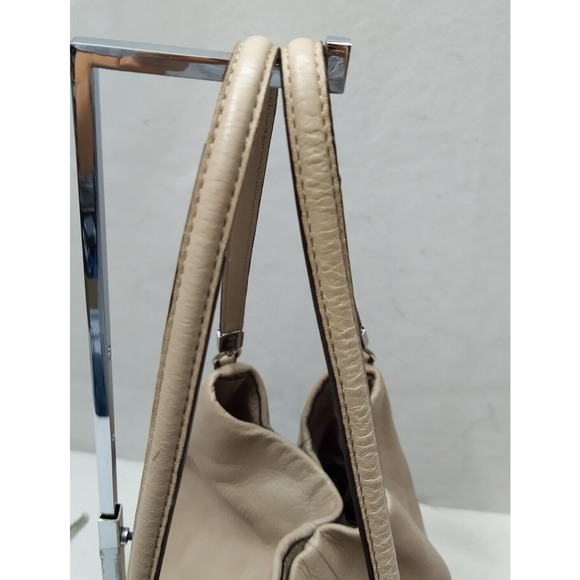 Coach Phoebe Beige Pebbled Leather 3 Compartments Shoulder Bag - Picture 7 of 16